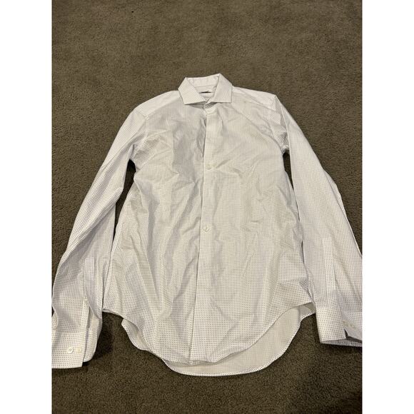 Calvin Klein Other - Calvin Klein‎ Mens 15 34/35 Infinite Non-Iron Slim Fit Blue Collar Shirt